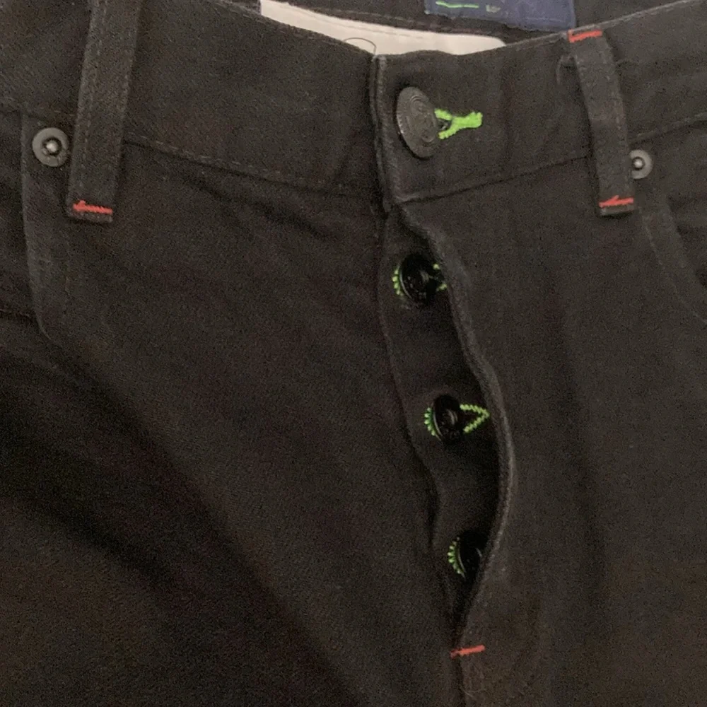 Scotch & Soda Black Denim  Button Fly Jeans